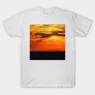 Light exploding from the clouds T-Shirt